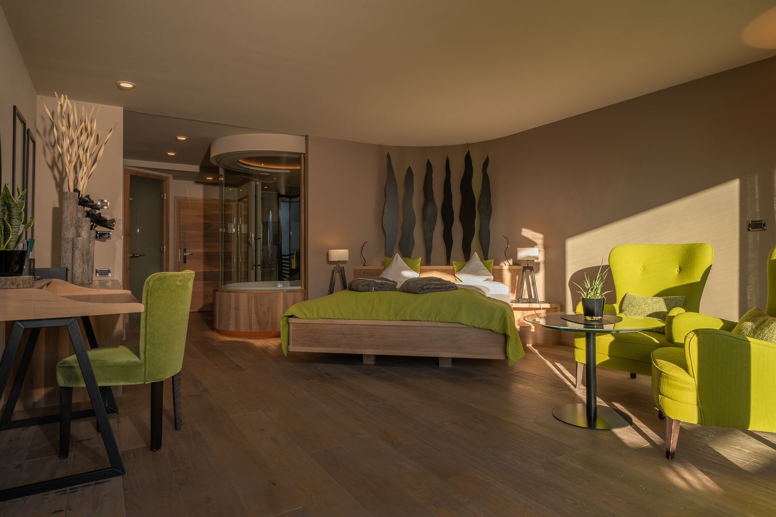 Suite Zypresse mit Panoramablick über Meran