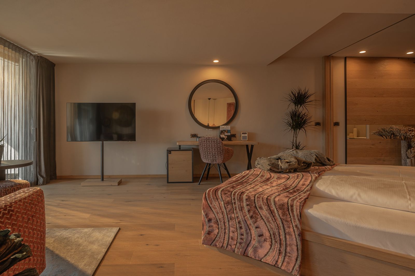 Luxussuite Fiore mit direktem Gartenzugang, privater Terrasse und Whirlpool