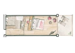 Pergola third floor Floor plan