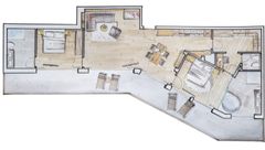 Apartment Erika Grundriss