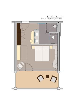 Hotel Zimmer: DOPPELZIMMER BALANCE - Schwarz