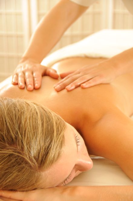 Full body massage with aroma-oil