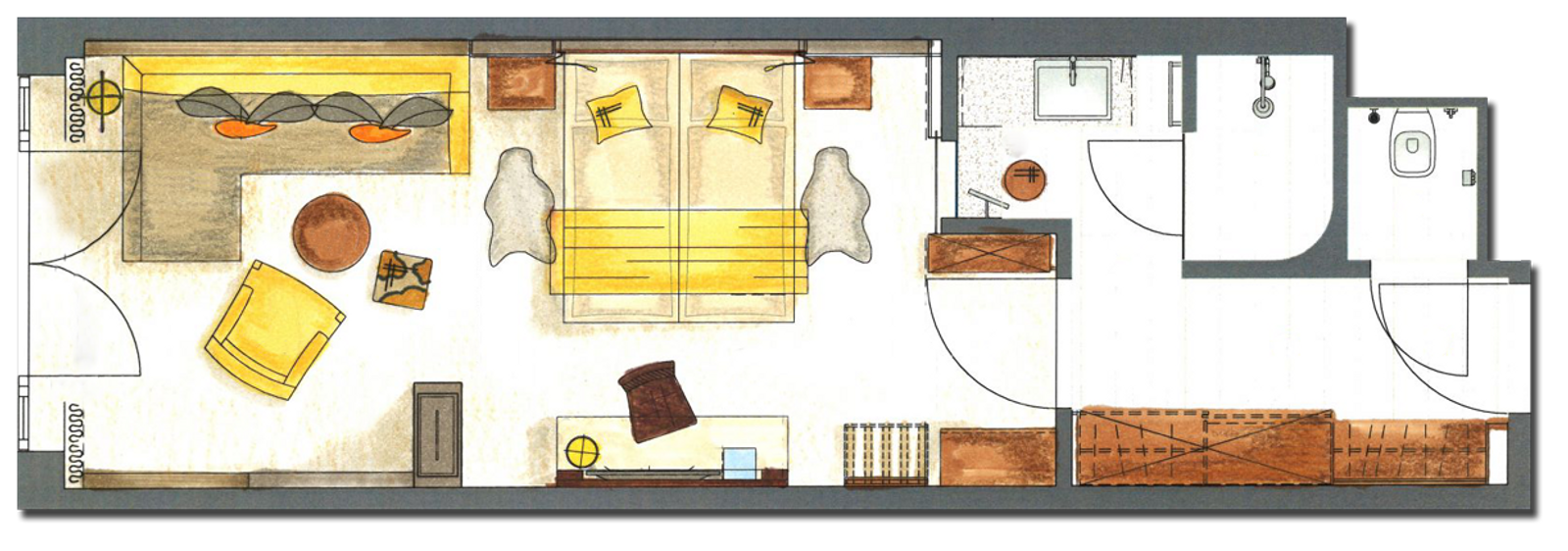 TurmSuite – Deluxe Junior Suite image 2 - Hotel Das Rübezahl