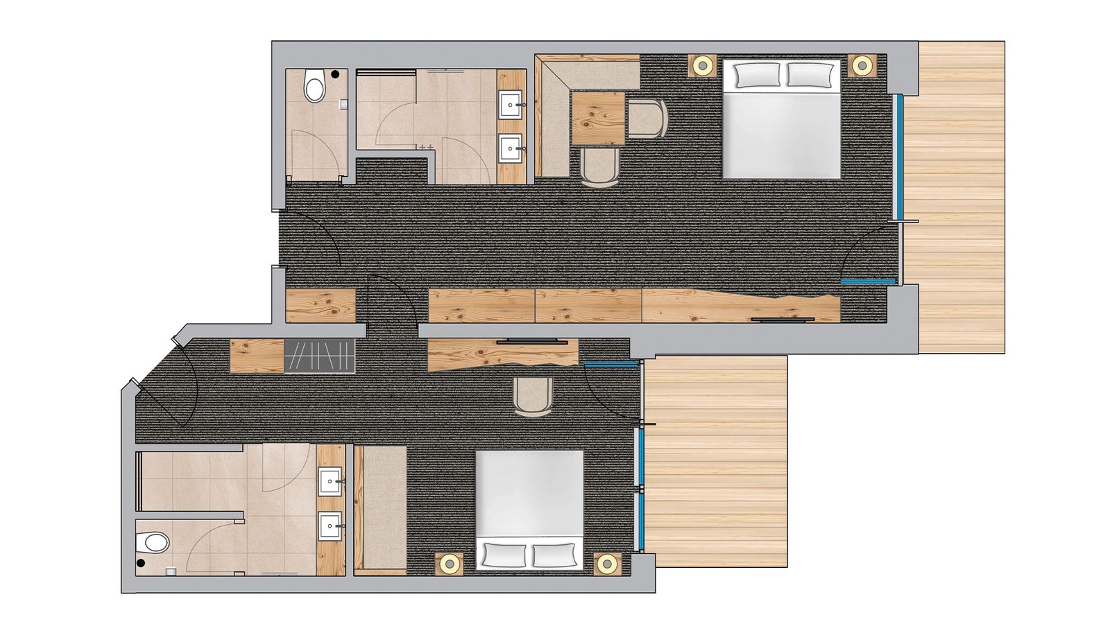 Deluxe double Suite  image 7 - Galtenberg Resort ****S