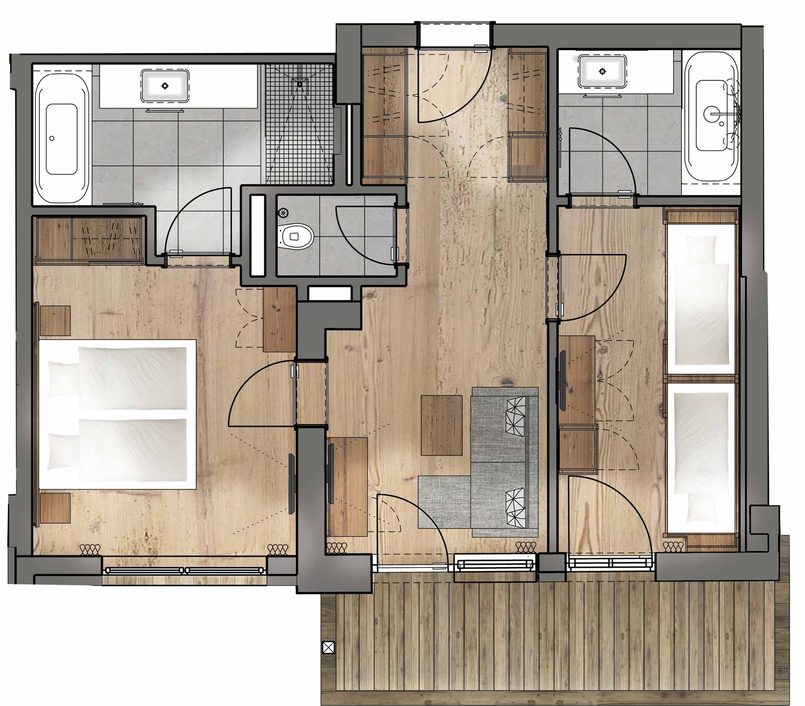 Grundriss Familienhotel Heimatgefühl