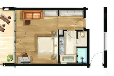 Residence Juniorsuite | Aquagarden floor plan