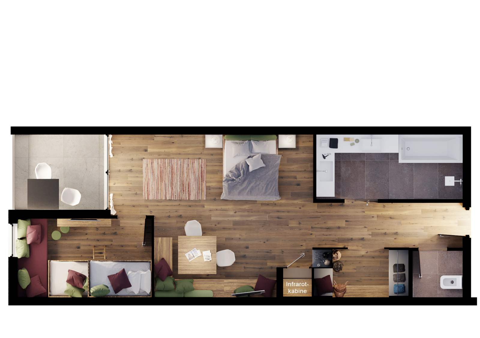 „60er“ FamilySuite "Wellness" image 5 - Mia Alpina