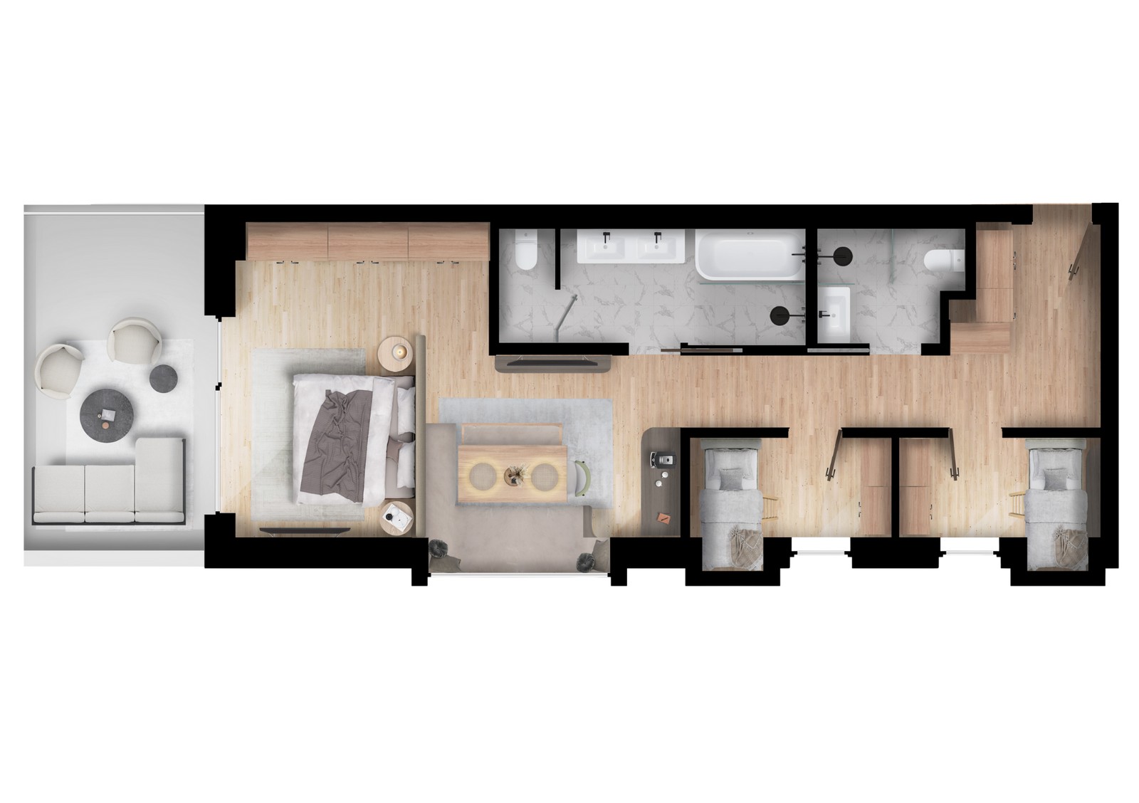 „79er“ Zirben FamilySuite Panorama image 10 - Mia Alpina