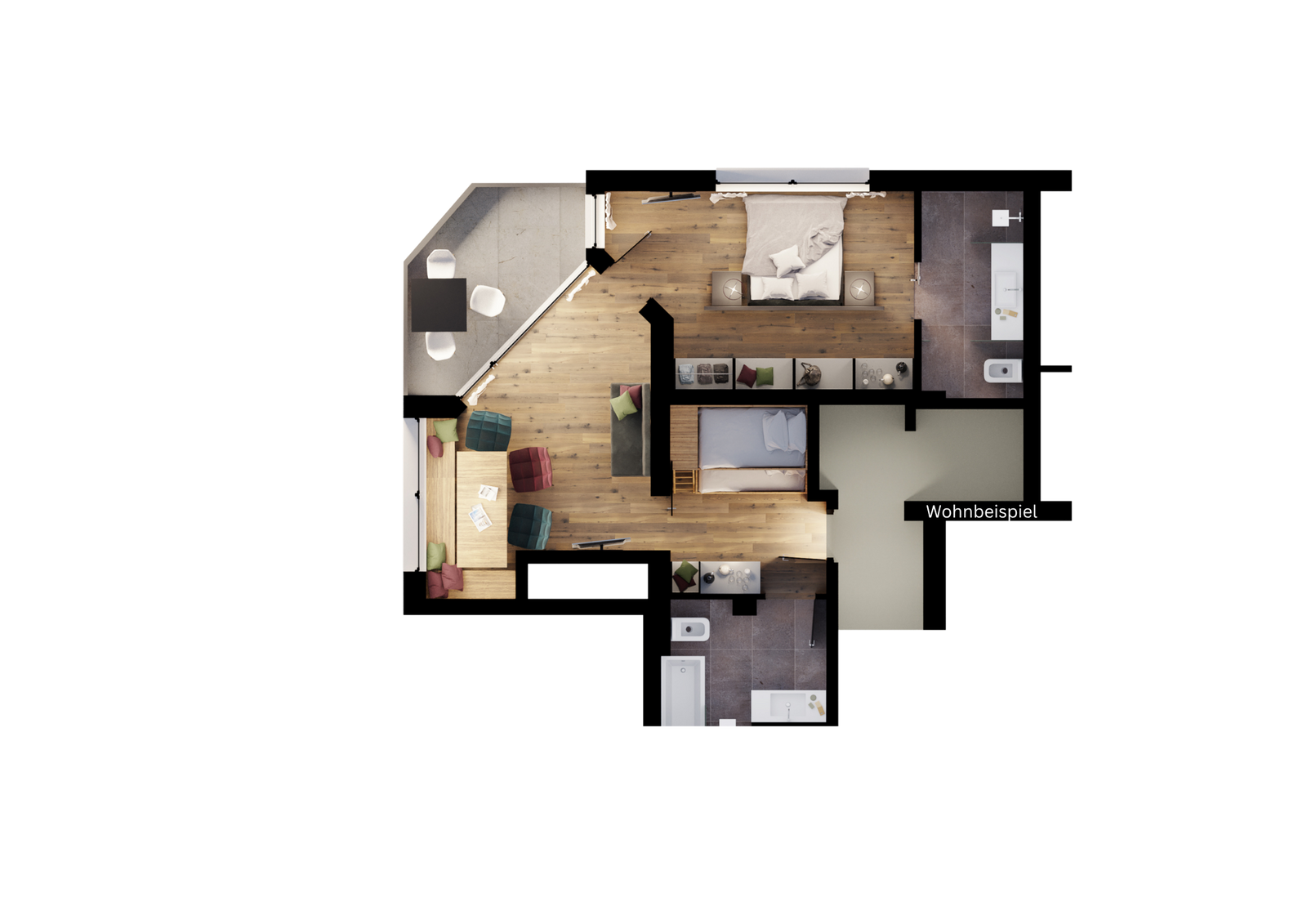 „59er" Zirben FamilySuite  image 6 - Mia Alpina