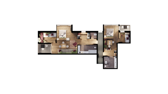 Family Suite 105m² image 6 - Mia Alpina