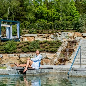 Der Natur-POOL im Eltern -SPA Bereich