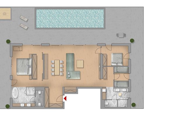 Penthouse (air conditioning & pool) image 9 - Familotel Bayerischer Wald ULRICHSHOF Nature · Family · Design