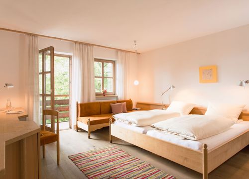 Comfort double room in the main building (1/1) - Biohotel Pausnhof