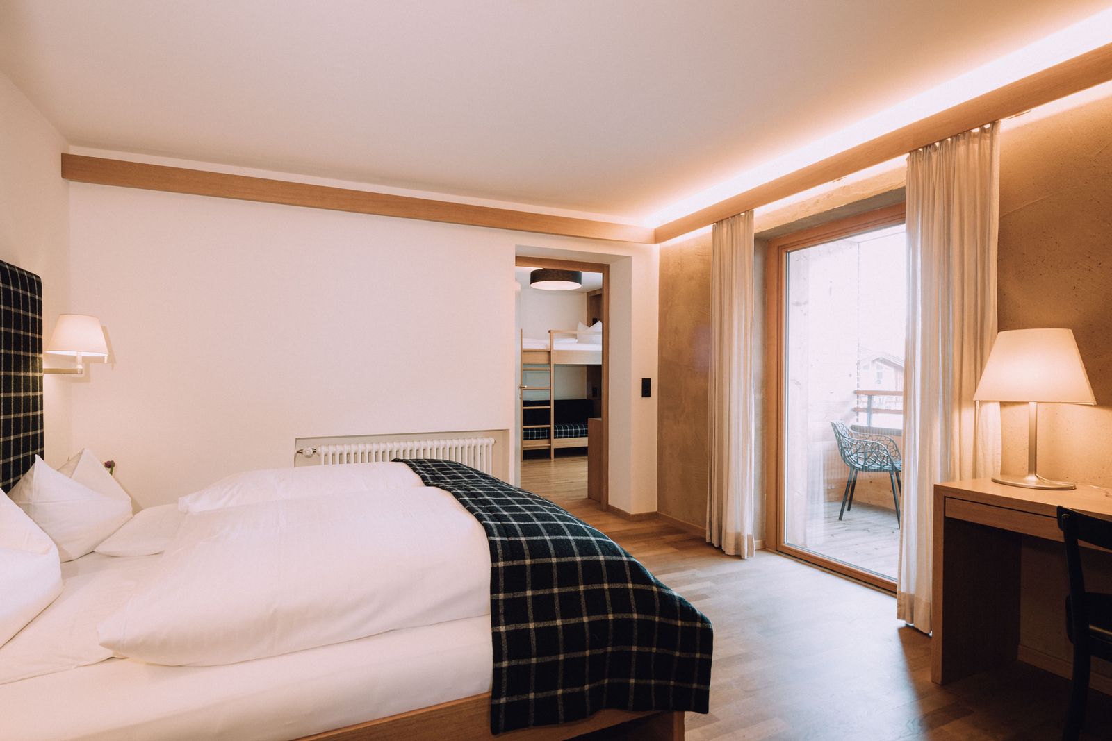 BIO HOTEL Naturhotel Chesa Valisa Suite Stockbett