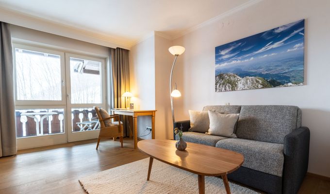 Hotel Zimmer: SUPERIOR Einzelzimmer Appartement "Silberdistel" - Biohotel Eggensberger