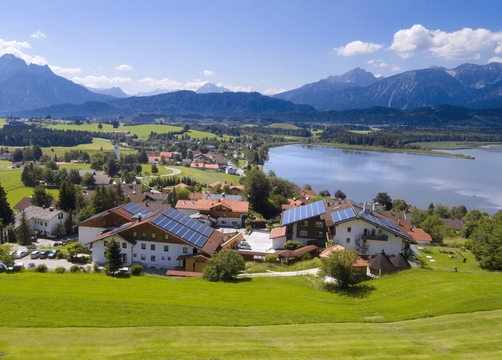 BIO HOTEL Eggensberger - with a lake and mountains - Biohotel Eggensberger, Füssen - Hopfen am See, Allgäu, Bavaria, Germany