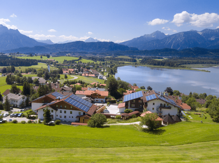 BIO HOTEL Eggensberger - with a lake and mountains - Biohotel Eggensberger, Füssen - Hopfen am See, Allgäu, Bavaria, Germany