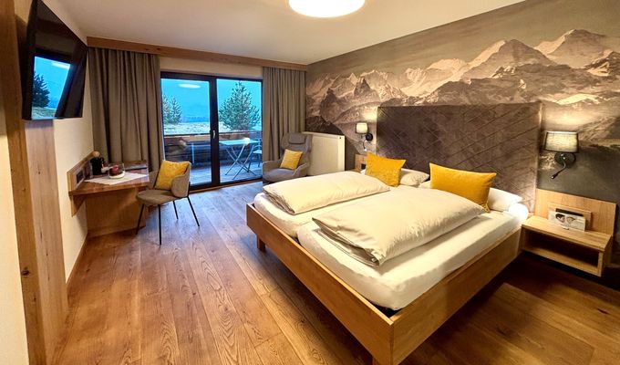 Hotel Room: PLUS Double Room "Mountain View" **** - Biohotel Eggensberger