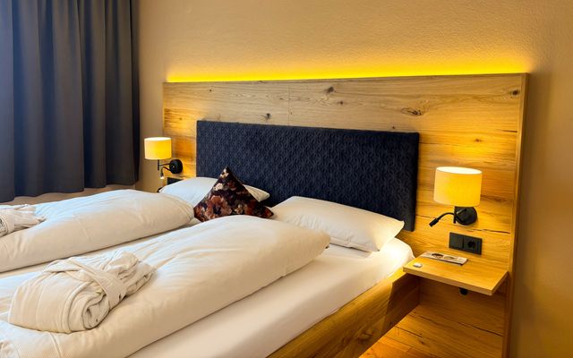 Beispiel Doppelzimmer Heimatglück Bett