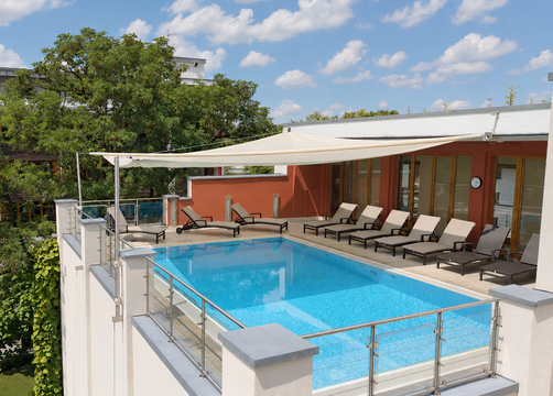 Bio-Thermalhotel Falkehof: Panorama-Pool - Bio-Thermalhotel Falkenhof, Bad Füssing, Bayern, Deutschland