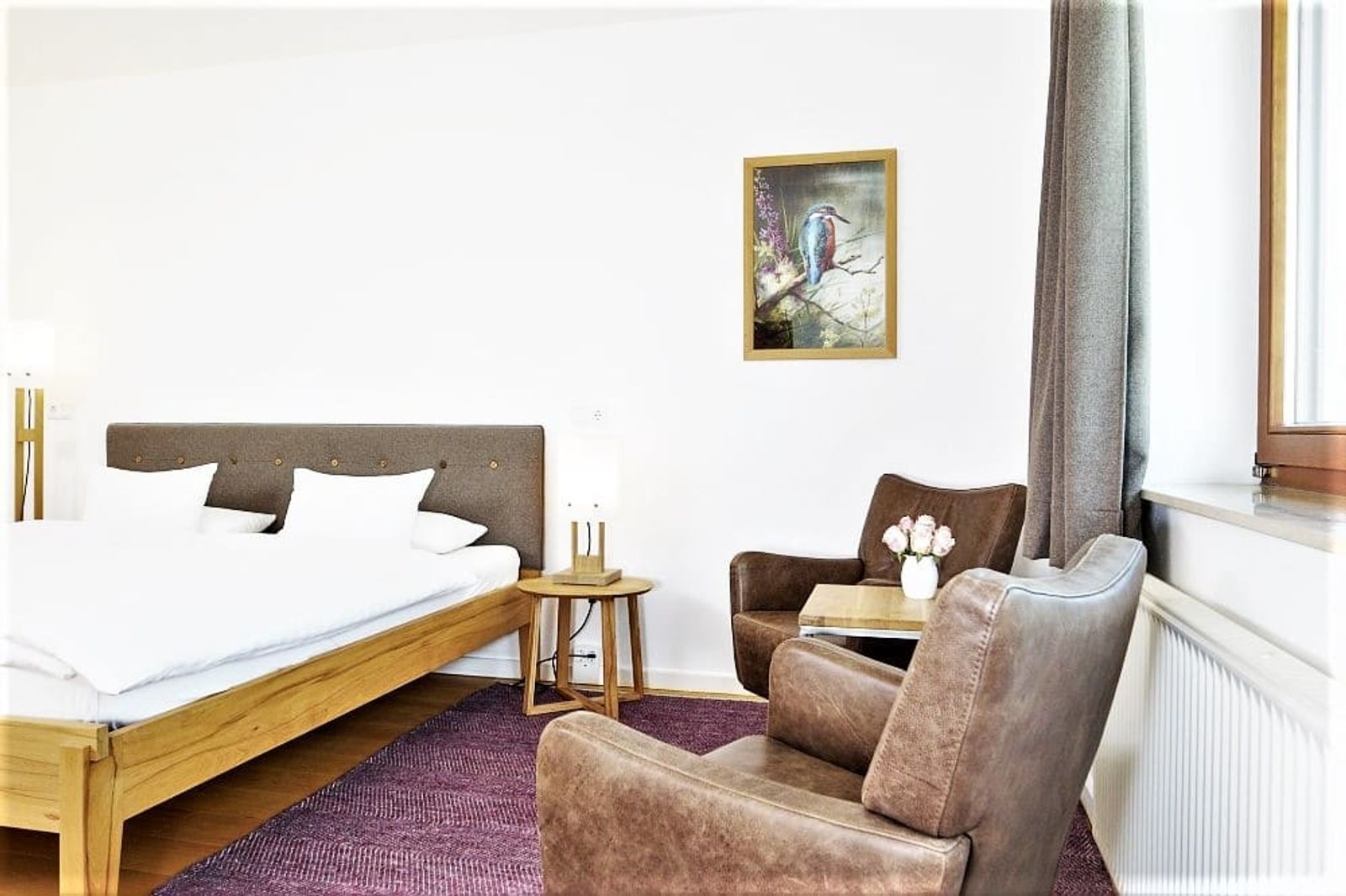 bioweingut landhotel gaenz komfortzimmer bett