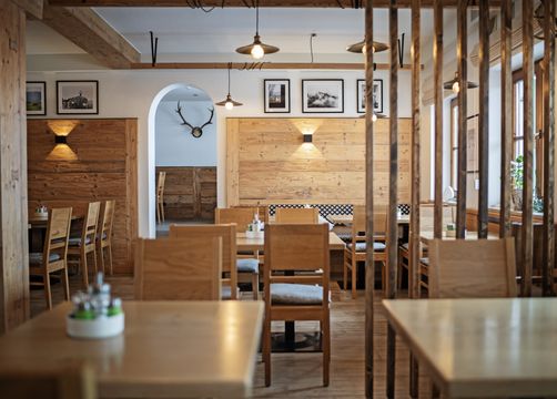 Biohotel moor&mehr:  Unser gemütlicher Restaurantbereich - moor&mehr Bio-Kurhotel, Bad Kohlgrub, Alpenvorland, Bayern, Deutschland