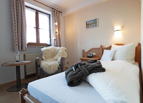 Komfort-Einzelzimmer Holunder mit Balkon / II (1/4) - moor&mehr Bio-Kurhotel