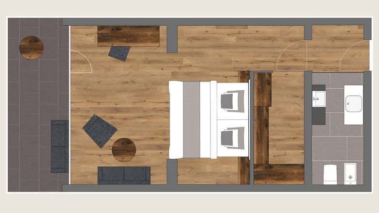 Wellness- & Aktivhotel Bodenmaiser Hof: Doppelzimmer Typ V image #7