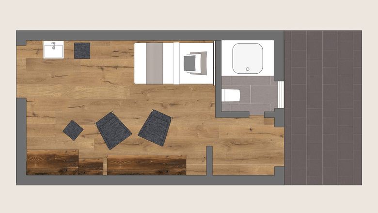 Wellness- & Aktivhotel Bodenmaiser Hof: Einzelzimmer Typ IV image #2