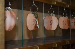 BIO HOTEL Anna: Zimmerschlüssel - Landhotel Anna & Reiterhof Vill, Schlanders, Vinschgau, Trentino-Südtirol, Italien
