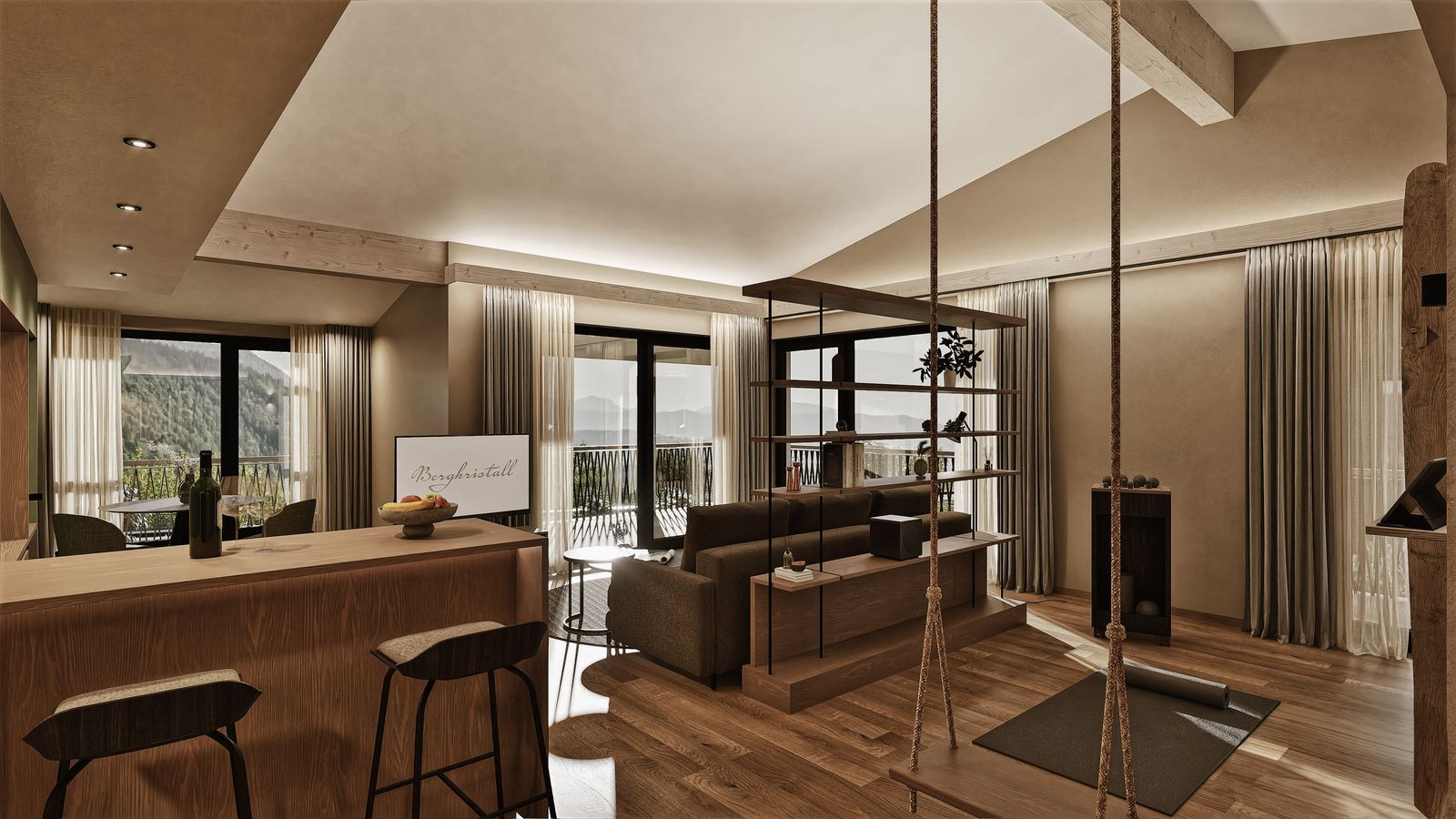 BERG SUITE mit Balkon - Bergkristall - Mein Resort im Allgäu
