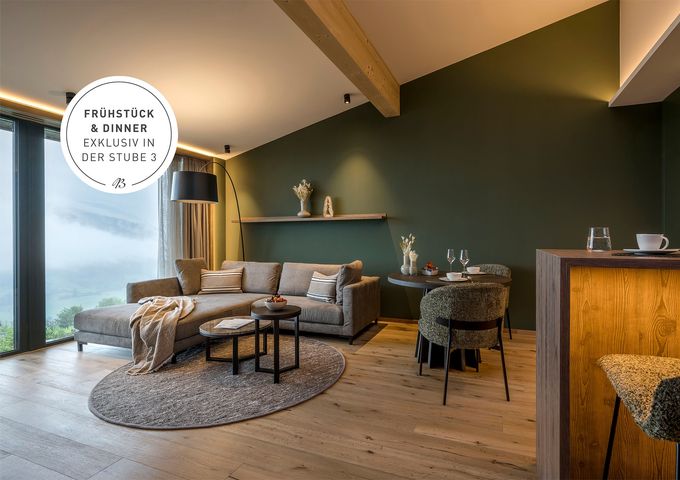 Hotel Zimmer: BERG SUITE mit Balkon - Bergkristall - Mein Resort im Allgäu