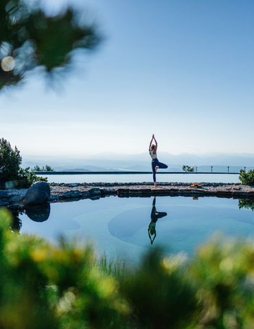 Yoga am Berg 