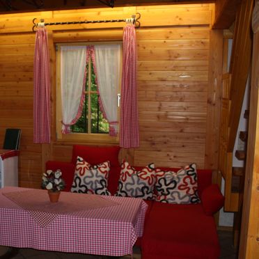 Living room, Vogesen-Chalet, Puberg, Elsass, Alsace, France