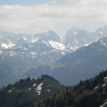 Aussicht Sommer, Lockner Hütte, Rettenschöß, Tirol, Tirol, Österreich