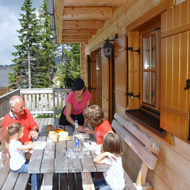 Balkon, Almrausch-Feriendorf Koralpe, St. Stefan, Kärnten, Kärnten, Österreich