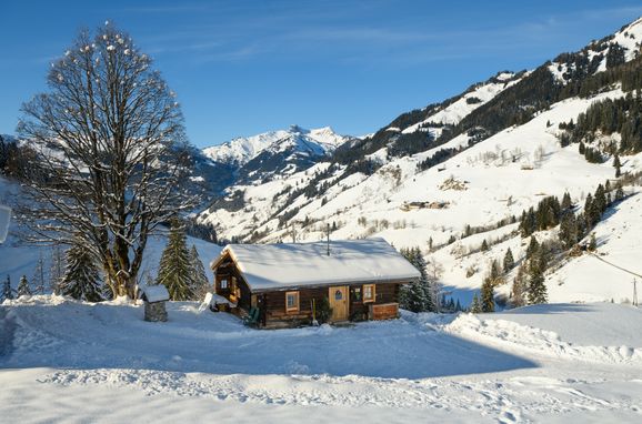 Winter, Hungarhub Hütte, Großarl, Salzburg, Salzburg, Österreich