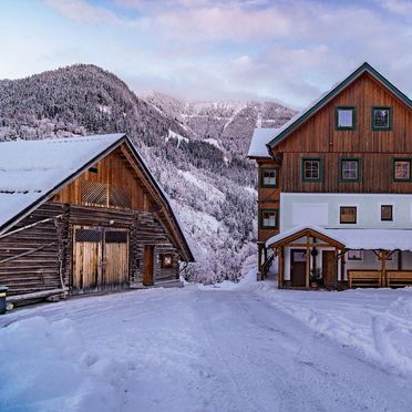 Winter, Druckfeichter Hütte, Pruggern, Steiermark, Steiermark, Österreich