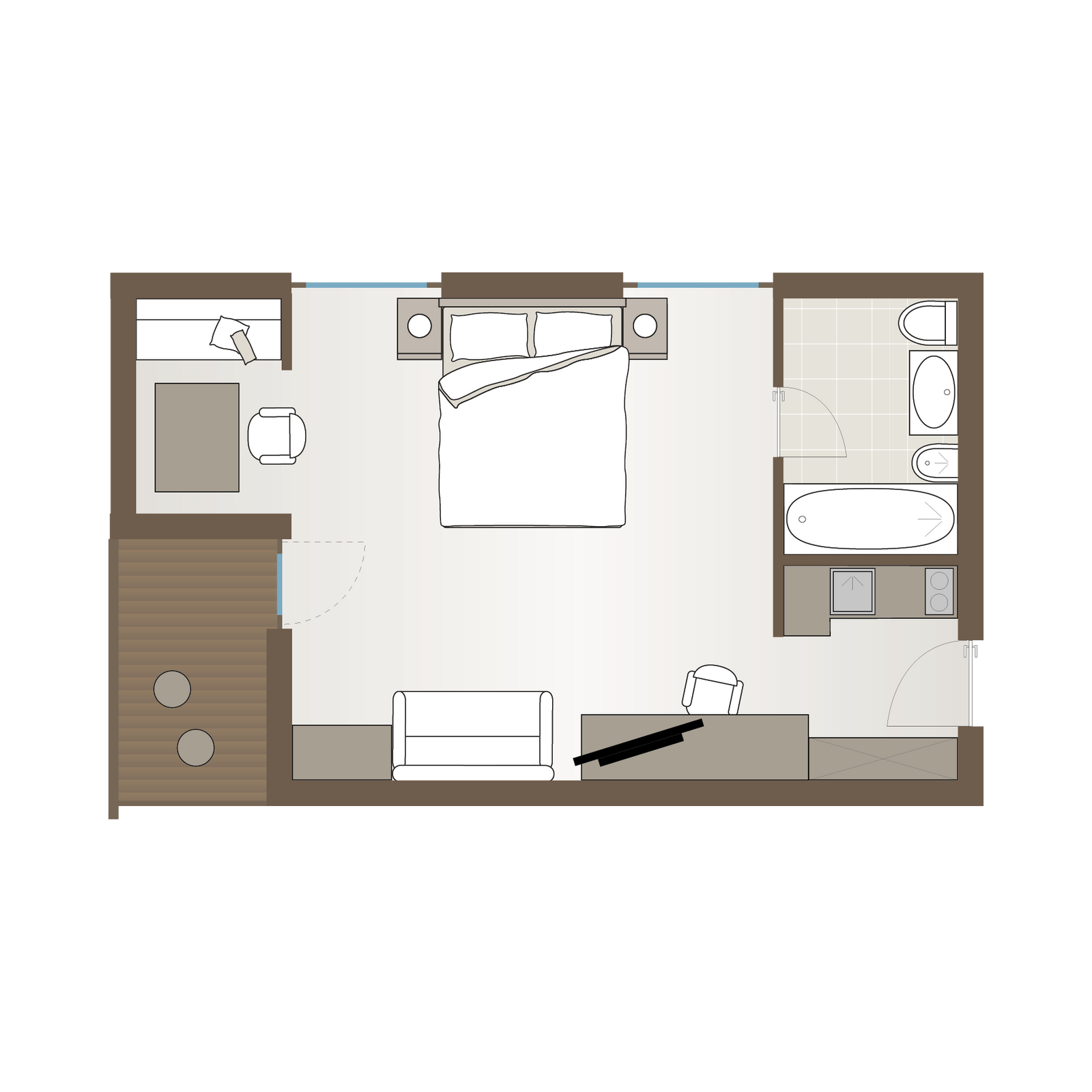 1-Raum Apartment „Fürstenhaus“ image 3 - Familotel Seefeld Tirol Das Kaltschmid