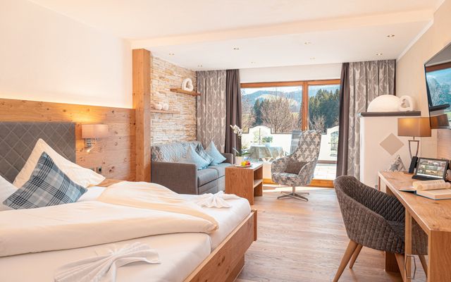 Hotel Zimmer: Doppelzimmer de Luxe 36 qm - Parkhotel Burgmühle