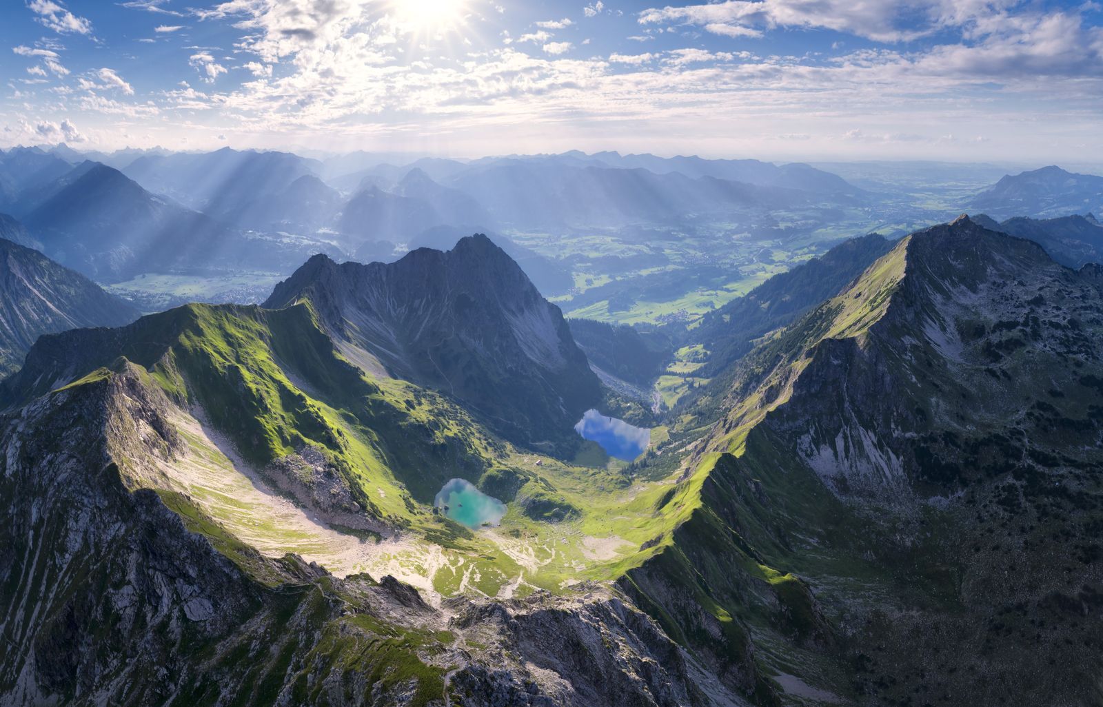 2 Bergseen mitten in der Allgäuer Bergwelt