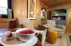 Biohotel Stillebach: Gemütlich bei einer Tasse Tee - Biohotel Stillebach, St. Leonhard im Pitztal, Tirol, Österreich