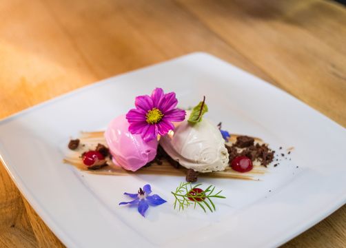 Biohotel Stillebach: Wunderbar, Köstliche Nachspeise - Biohotel Stillebach, St. Leonhard im Pitztal, Tirol, Österreich