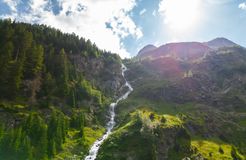 Biohotel Stillebach: Wasserfall - Biohotel Stillebach, St. Leonhard im Pitztal, Tirol, Österreich