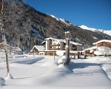 Biohotel Stillebach: Winterlandschaft - Biohotel Stillebach, St. Leonhard im Pitztal, Tirol, Österreich