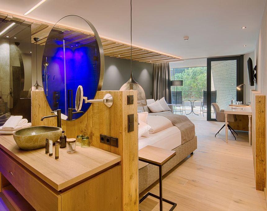 AMONTI Wellnessresort : Camera matrimoniale «Camera doppia Vita» #3