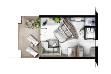 AMONTI Wellnessresort : Suite »Lifestyle Suite« map