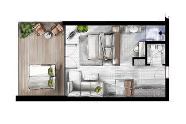 AMONTI Wellnessresort : Suite "Loggia Suite" map