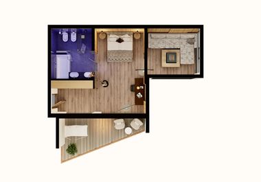 LUNARIS Wellnessresort : Suite »Mountain View Suite« map