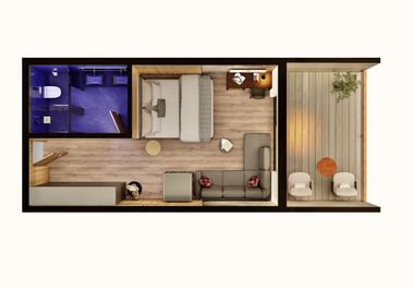 LUNARIS Wellnessresort : Suite »Design Suite« map